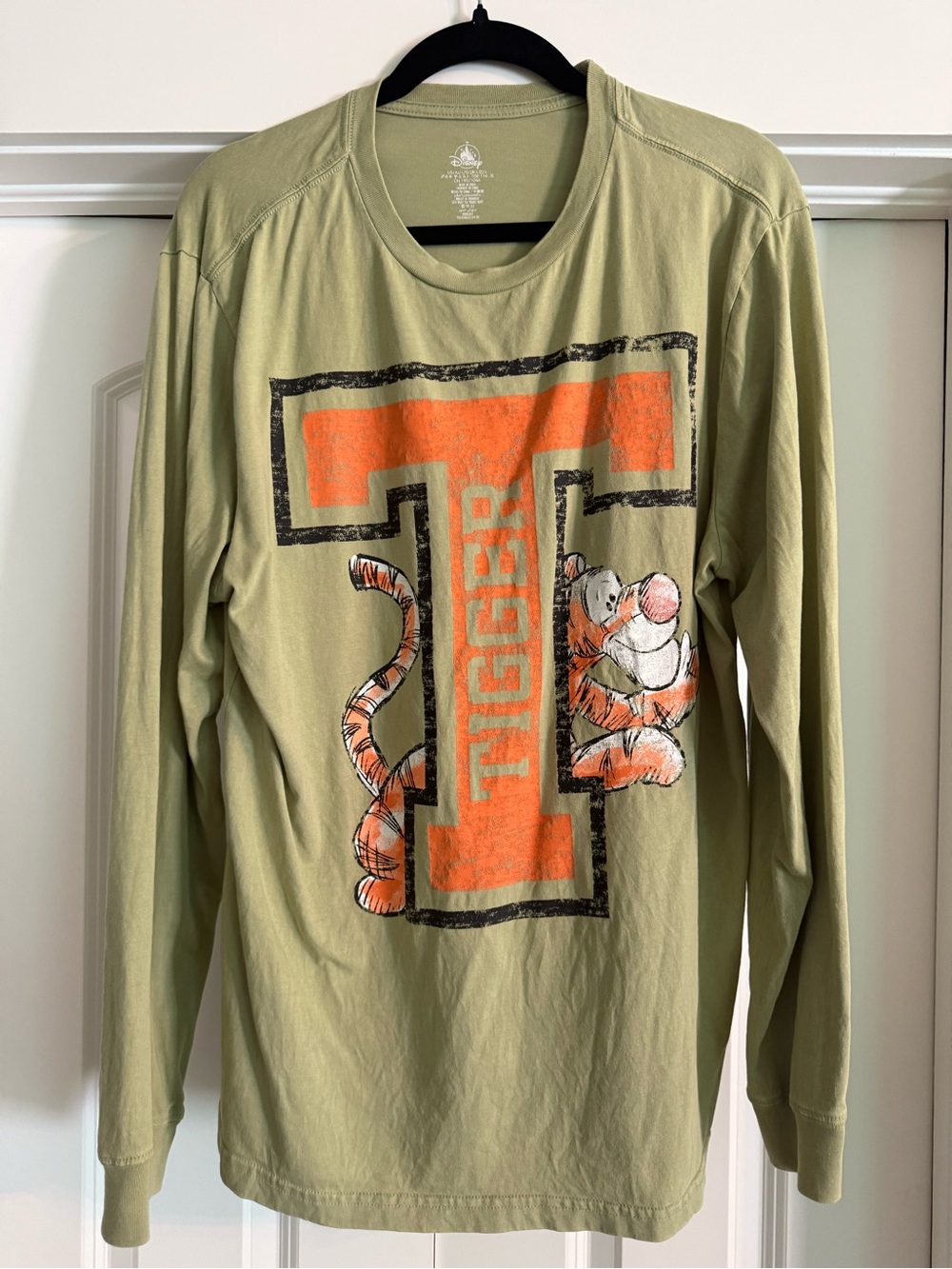 Disney - Tigger Graphic Tee - Olive Green